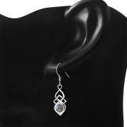 Labradorite Celtic Silver Earrings Set - e309